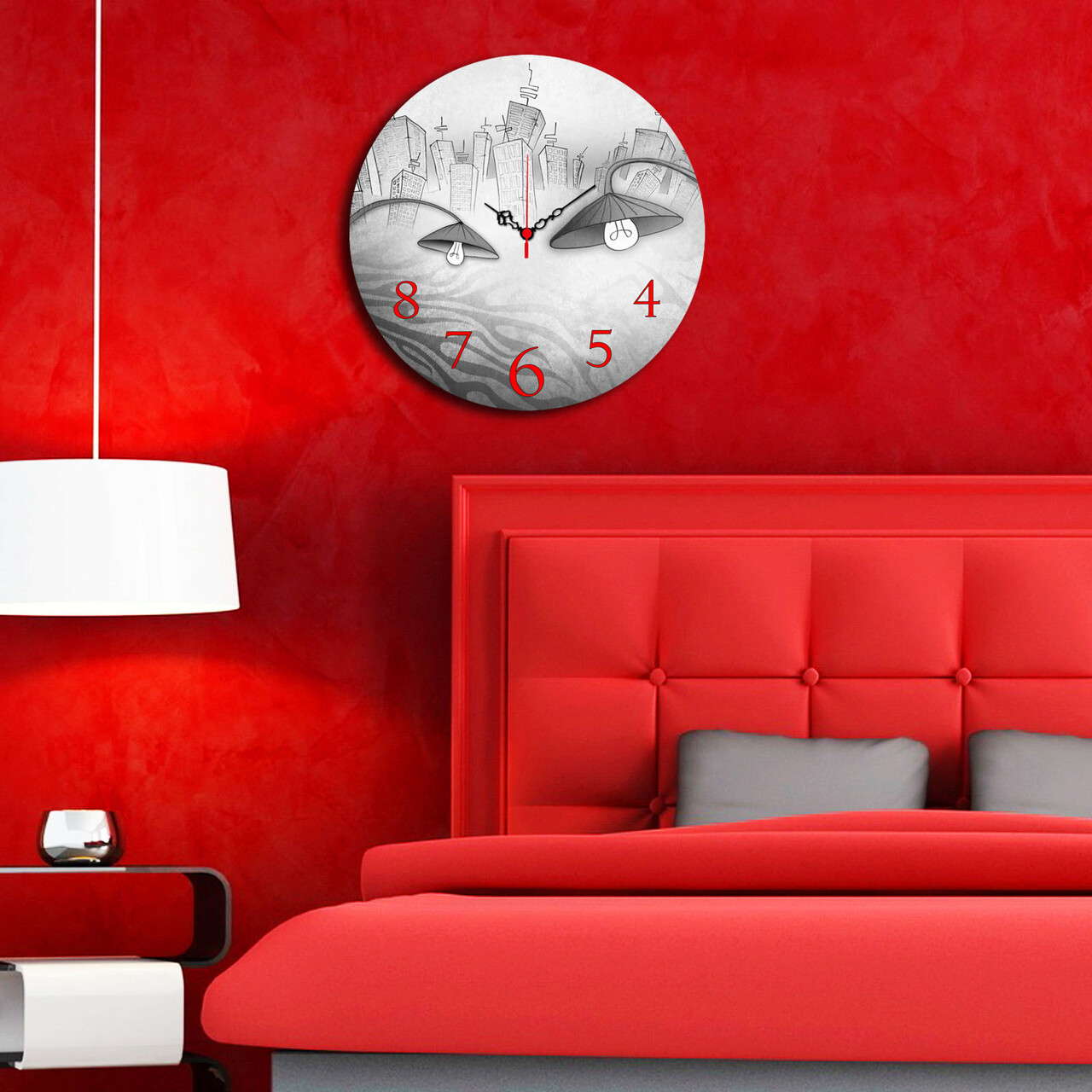 Ceas de perete, Ms-21, ø40 cm, Multicolor - imagine 3